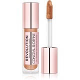Makeup Revolution Conceal &amp; Define corector lichid culoare C 10,5 4 g