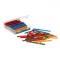 Bețișoare de Numat Multicolor, 7.5cm, Set 100 buc, Material Bambus