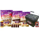 Kit Pescuit Senzor PVA Box + Galeata 10L: PVA Bag Mix Fishmeal, Fructe, Tigernuts, Pungi Solubile, Activator Ananas &amp; N&#039;Butyric
