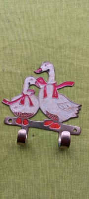 Cuier din alama, doua ratuste foto