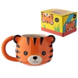 Cană mare ceramică Adoramals cu Cap de Tigru 700ml