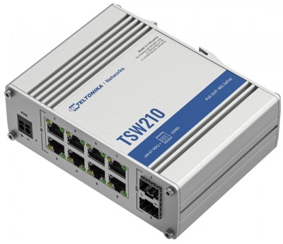 Switch Ethernet neadministrabil 10 porturi 7-57VDC foto