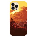 Husa compatibila cu Apple iPhone 15 Pro Max model World war aftermath, Silicon, TPU, Viceversa, Transparent, Carcasa