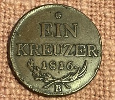 Ein Kreuzer 1816 B foto
