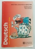 DEUTSCH , LESSE UND SPRACHBUCH FUR DIE , 7 KLASSE von CHRISTIANE COSMATU ... WERNER SCHREIBER * TEXT IN LIMBA GERMANA , * LIPSA PAGINA DE TITLU