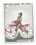 Mali - Biciclete si masini veterane, 1968 - valoare neobliterata