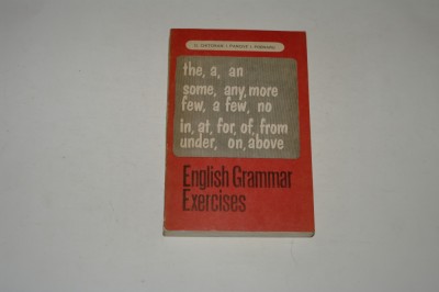 English grammar exercises - Chitoran - Panovf - Poenaru foto