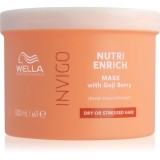 Wella Professionals Invigo Nutri-Enrich mască hrănitoare profundă pentru par uscat 500 ml