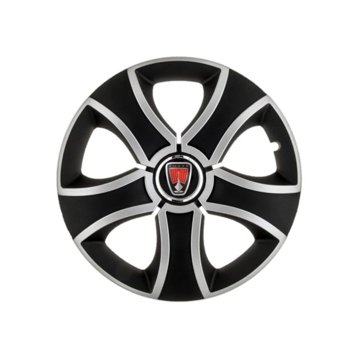 Set 4 Capace Roti 16 inchi (R16) Bis Gri-Negru, Compatibile Cu Range Rover