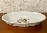 VAS/ TAVA DIN PORTELAN REZISTENT LA CUPTOR- MARCAJ RICHARD GINORI- "PIROFILA" L36cm