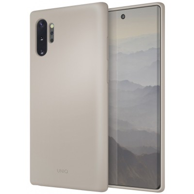Husa TPU UNIQ Lino pentru Samsung Galaxy Note 10+ N975 / Note 10+ 5G N976, Bej foto