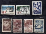 Lot 7 Timbre Finlanda Crucea Roșie Drapat Aniversări Orașe UPU Ştampilat - A688