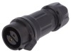 Conector Mufa Circulara Lutronic 16mm, 2 Pini, IP67, Plastic, Aurit