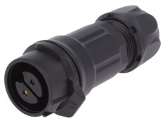 Conector mufă circulară 16mm 2 pini