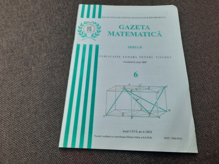 GAZETA MATEMATICA NR 6/2011 RF21/2