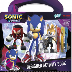 Carte cu activitati creative cu Sonic Prime