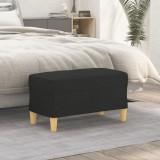 Gossi banca, negru, 70x35x41 cm, textil