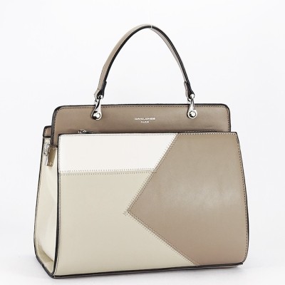 Geanta bej David Jones Paris CM6969 11 foto