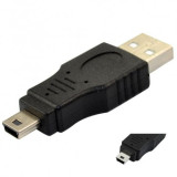 Adaptor USB A tata la Mini USB cu 5 pini