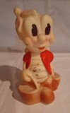 Albina cu galeti cu miere - figurina din cauciuc - Jucarie Aradeanca anii 1970