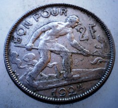 F.515 LUXEMBOURG LUXEMBURG 2 FRANCS FRANCI 1924