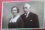 Dr. Max Wittner cu soția, realizată la fotograful Curții Regale Cernauti, Alb-Negru, Romania 1900 - 1950