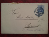 1906-Plic circ.-Karlsruhe-Bucuresti-Stamp.goarna152-RAR