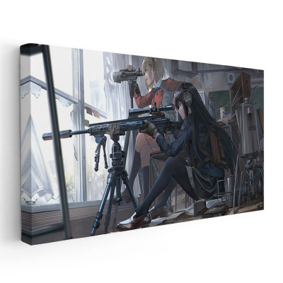 Tablou afis Lycoris desene animate 2258 Tablou canvas pe panza CU RAMA 30x60 cm foto