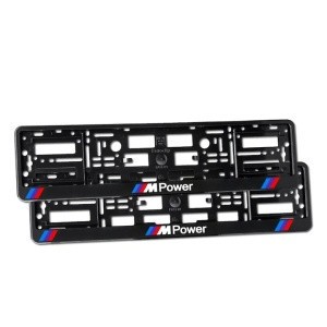 Set Suport Numar Inmatriculare Personalizate M Power