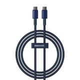 CABLU alimentare si date Baseus Tungsten, Fast Charging Data Cable pt. smartphone, USB Type-C la USB Type-C 100W, 1m, albastru &amp;quot;P10319800321-03&amp;q