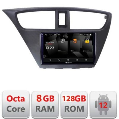 Navigatie Honda Civic 2012-2016 5960Pro-CIVIC Android Octa Core Qualcomm 2K Qled 8+128 DTS DSP 360 4G Optical CarStore Technology foto