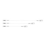 SET STRUNA CARPZOOM FLUOROCARBON PREDATOR-Z 12kg 15 20 25cm