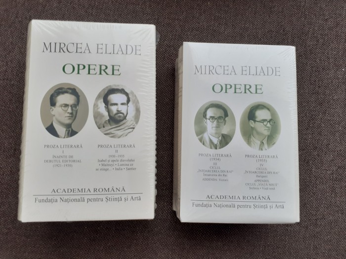 MIRCEA ELIADE OPERE VOL 1-IV EDITIE DE LUX