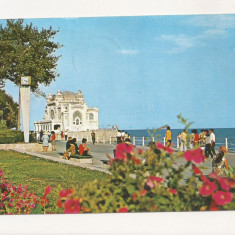 F2 - Carte Postala - Constanta, Restaurantul Cazino, circulata 1976