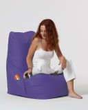 Cumpara ieftin Taburet puf beanbag de gradina Diamond Mov