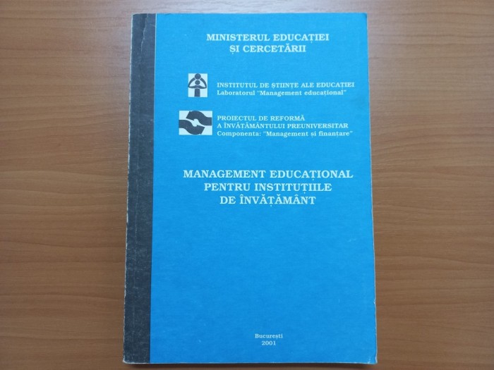 MANAGEMENT EDUCATIONAL PENTRU INSTITUTIILE DE &Icirc;NVĂȚĂM&Acirc;NT