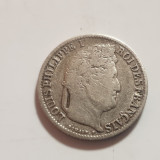 Franța 1/2 francs / franc 1841 B /Rouen argint Philippe l, Europa