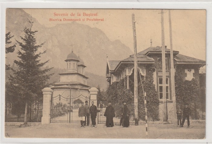 Busteni - Suvenir de la Busteni , Biserica Domneasca si Prezbiterul