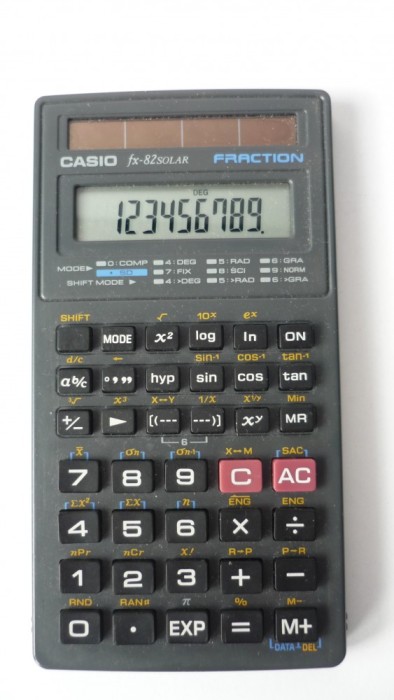 CALCULATOR CASIO FRACTION