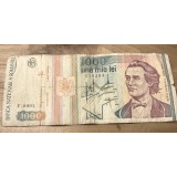 (1) Romania bancnota 1000 lei 1993 MAI