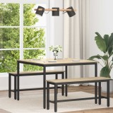 vidaXL Mese de sufragerie METAL 892639