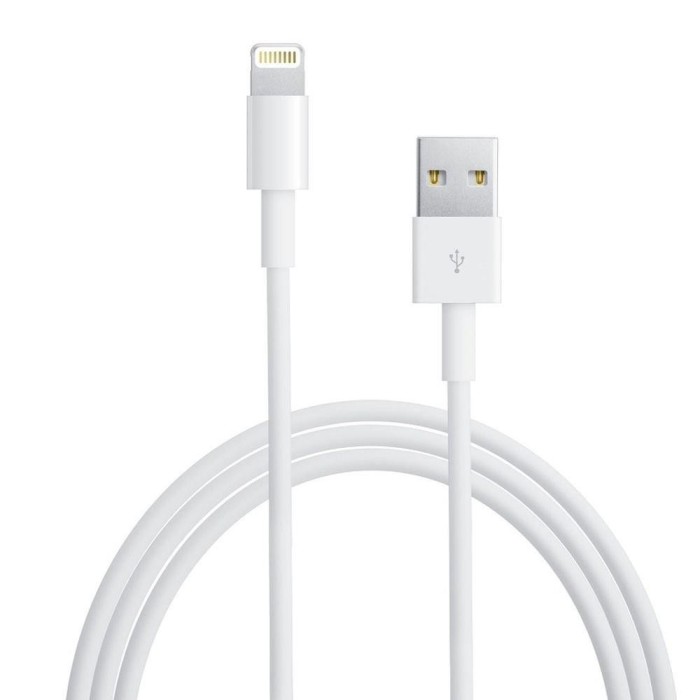 Cablu De Date, MD818ZM/A, iPhone 5 /5S /SE/ 6 /6S/ 6s Plus /7 /7 Plus 8 8Plus X, Alb, Blister, Compatibil
