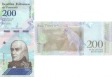 Bancnota Venezuela 200 Bolivares 2018 (P-107b) UNC