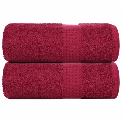 Prosoape pentru oaspeți 2 buc Bordeaux 360 g/m&amp;sup2; 100% bumbac foto