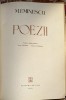 Mihai Eminescu Poezii, Ilustrații Perahim, Siegfried, Ed. Stat 1950, Format Mare, Coperta Cartonată