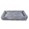 Pat pentru caini - 100 x 67 x 15 cm - gri Best CarHome