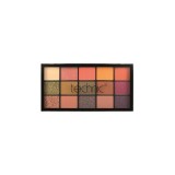 Paleta fard de ochi, Technic, Cinnamon Swirl, 15 culori