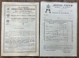 Bucuresti Argintaria Pforzheim Brosura reclama si scrisoare de comanda