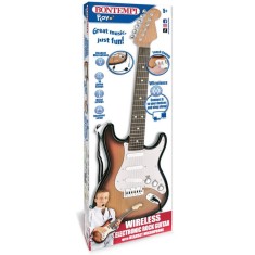 Chitara rock electronica cu microfon, Bontempi, Wireless, 67 cm