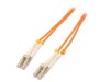 Patch Cord Fibră OM2 LC/UPC 10m LSZH, QOLTEC